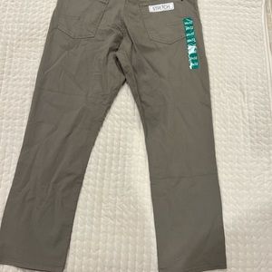 Calvin Klein straight leg beige jeans